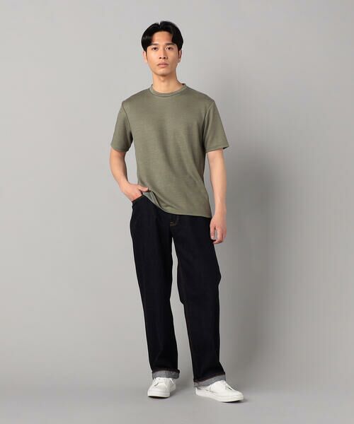 COMME CA MEN / コムサ・メン Tシャツ | ダブルフェイス ラミー天竺 クルーネックTシャツ | 詳細16