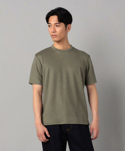 COMME CA MEN / コムサ・メン Tシャツ | ダブルフェイス ラミー天竺 クルーネックTシャツ | 詳細17