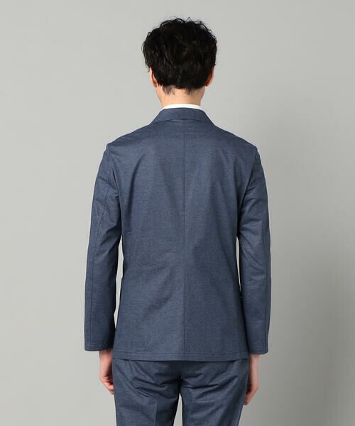 COMME CA MEN / コムサ・メン テーラードジャケット | 【セットアップ対応】エアードットジャージープリント パッチポケットジャケット | 詳細12