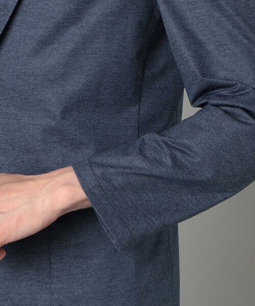 COMME CA MEN / コムサ・メン テーラードジャケット | 【セットアップ対応】エアードットジャージープリント パッチポケットジャケット | 詳細15