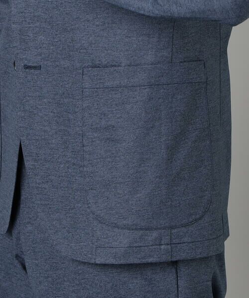 COMME CA MEN / コムサ・メン テーラードジャケット | 【セットアップ対応】エアードットジャージープリント パッチポケットジャケット | 詳細17