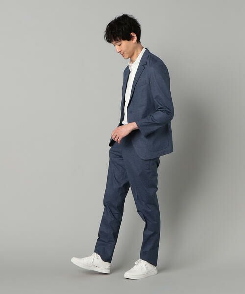 COMME CA MEN / コムサ・メン テーラードジャケット | 【セットアップ対応】エアードットジャージープリント パッチポケットジャケット | 詳細6