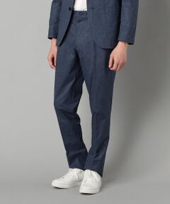 COMME CA MEN / コムサ・メン スラックス・ドレスパンツ | 【セットアップ対応】エアードットジャージープリント テーパードパンツ