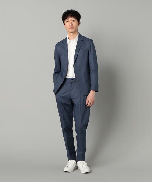 COMME CA MEN / コムサ・メン スラックス・ドレスパンツ | 【セットアップ対応】エアードットジャージープリント テーパードパンツ | 詳細5