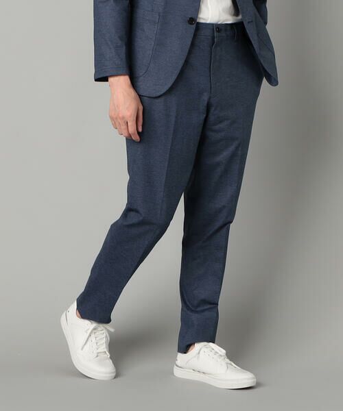 COMME CA MEN / コムサ・メン スラックス・ドレスパンツ | 【セットアップ対応】エアードットジャージープリント テーパードパンツ | 詳細9