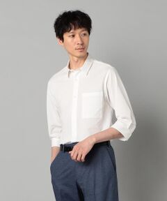 COMME CA MEN / コムサ・メン シャツ・ブラウス | TIOTIO加工 シアサッカージャージー 七分袖シャツ