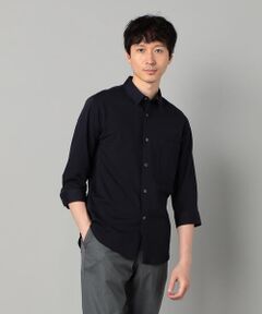 COMME CA MEN / コムサ・メン シャツ・ブラウス | TIOTIO加工 シアサッカージャージー 七分袖シャツ