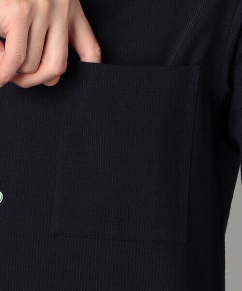 COMME CA MEN / コムサ・メン シャツ・ブラウス | TIOTIO加工 シアサッカージャージー 七分袖シャツ | 詳細13