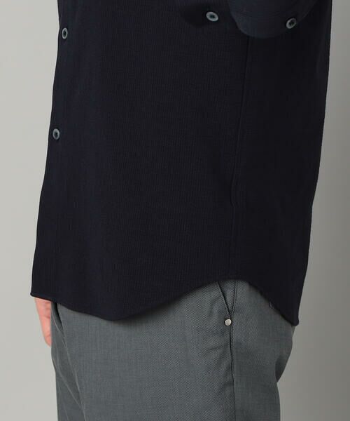 COMME CA MEN / コムサ・メン シャツ・ブラウス | TIOTIO加工 シアサッカージャージー 七分袖シャツ | 詳細15