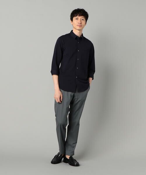 COMME CA MEN / コムサ・メン シャツ・ブラウス | TIOTIO加工 シアサッカージャージー 七分袖シャツ | 詳細5