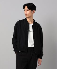 コムサデモード　レザーダウンブルゾン　ブラック　メンズ シングルライダース ブルゾン（0723BK02） | COMME CA