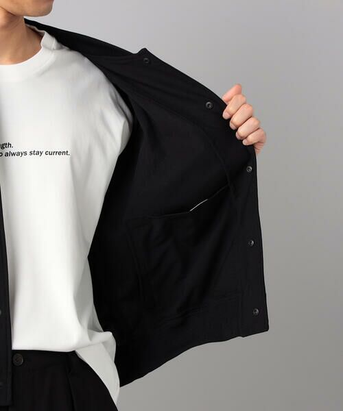 COMME CA MEN / コムサ・メン ブルゾン | カラミ風トリコットジャージー ブルゾン | 詳細14