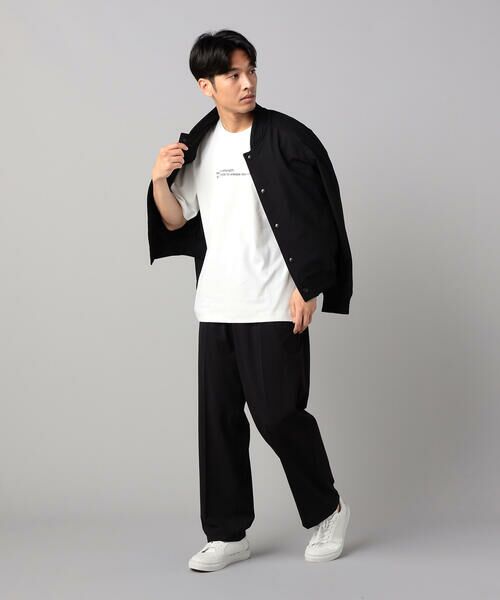 COMME CA MEN / コムサ・メン ブルゾン | カラミ風トリコットジャージー ブルゾン | 詳細3