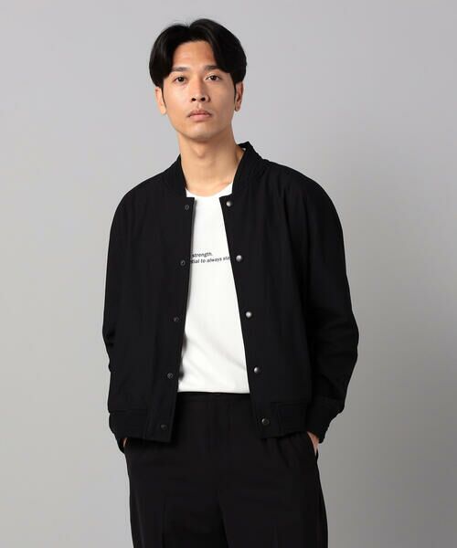 COMME CA MEN / コムサ・メン ブルゾン | カラミ風トリコットジャージー ブルゾン | 詳細5