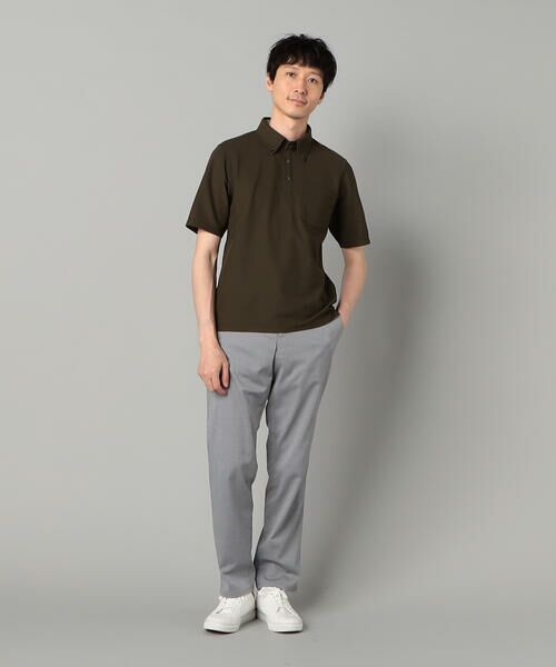 COMME CA MEN / コムサ・メン その他パンツ | 石川織りCOOL MOTIONコットンドビーストレッチ スリムパンツ | 詳細1