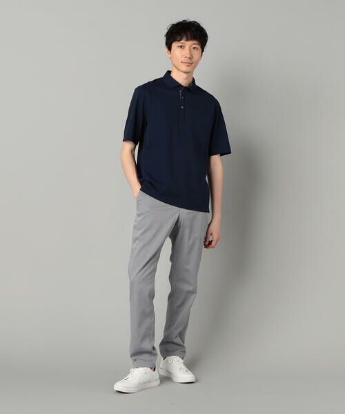 COMME CA MEN / コムサ・メン その他パンツ | 石川織りCOOL MOTIONコットンドビーストレッチ スリムパンツ | 詳細2