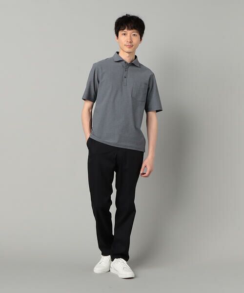 COMME CA MEN / コムサ・メン その他パンツ | 石川織りCOOL MOTIONコットンドビーストレッチ スリムパンツ | 詳細7