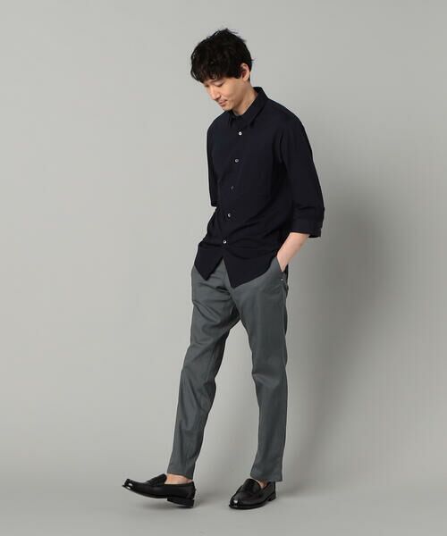 COMME CA MEN / コムサ・メン その他パンツ | 石川織りCOOL MOTIONコットンドビーストレッチ スリムパンツ | 詳細22