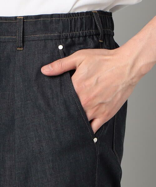 COMME CA MEN / コムサ・メン スラックス・ドレスパンツ | 岡山織り超長綿高密度デニム インタックパンツ | 詳細19