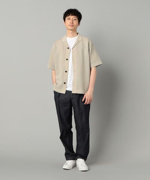 COMME CA MEN / コムサ・メン スラックス・ドレスパンツ | 岡山織り超長綿高密度デニム インタックパンツ | 詳細10