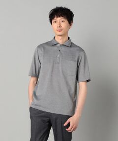 COMME CA MEN / コムサ・メン ポロシャツ | AEGEAN ORGANICシルケットカノコ カッタウェイポロシャツ