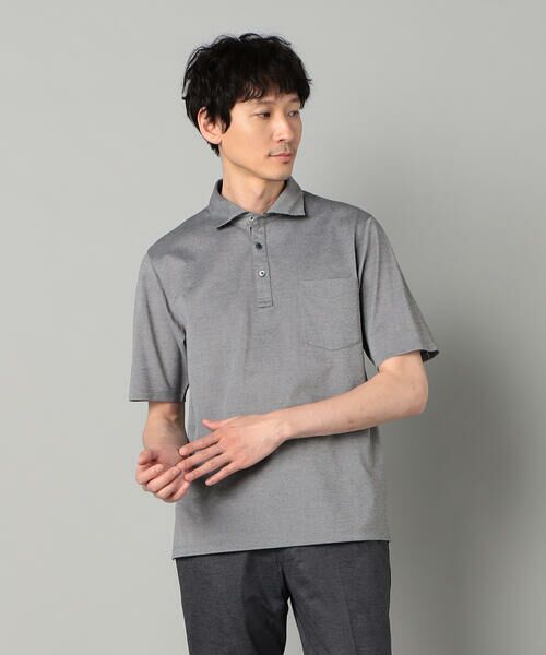 COMME CA MEN / コムサ・メン ポロシャツ | AEGEAN ORGANICシルケットカノコ カッタウェイポロシャツ | 詳細2