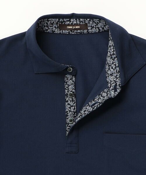 COMME CA MEN / コムサ・メン ポロシャツ | AEGEAN ORGANICシルケットカノコ カッタウェイポロシャツ | 詳細16