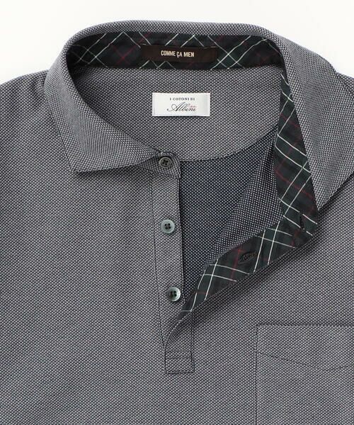COMME CA MEN / コムサ・メン ポロシャツ | ALBINIカノコ カッタウェイポロシャツ | 詳細11