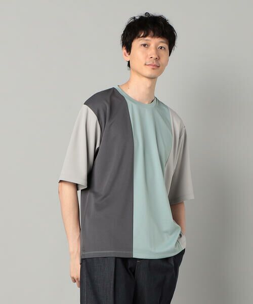 COMME CA MEN / コムサ・メン Tシャツ | カラーブロック Tシャツ | 詳細18