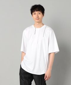 COMME CA MEN / コムサ・メン Tシャツ | シルケットスムース ラインTシャツ