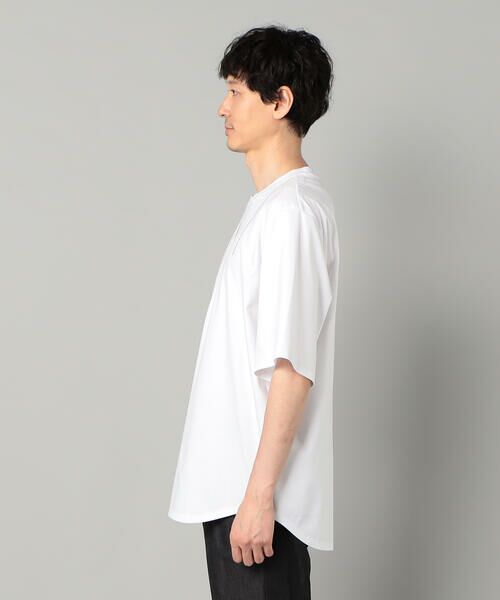 COMME CA MEN / コムサ・メン Tシャツ | シルケットスムース ラインTシャツ | 詳細7