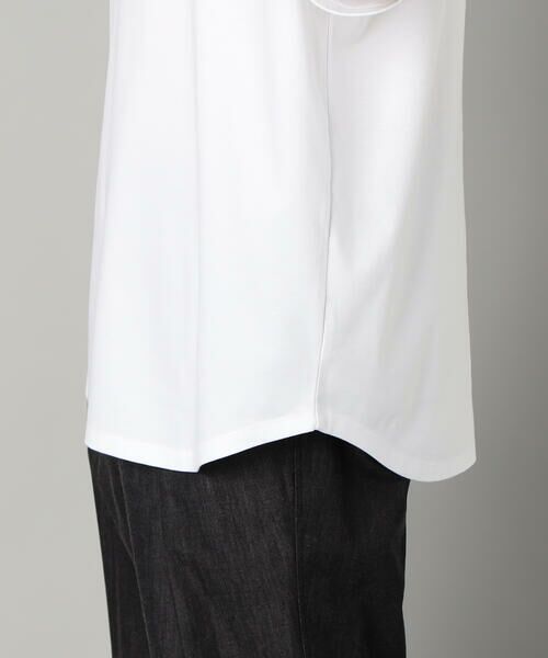 COMME CA MEN / コムサ・メン Tシャツ | シルケットスムース ラインTシャツ | 詳細11