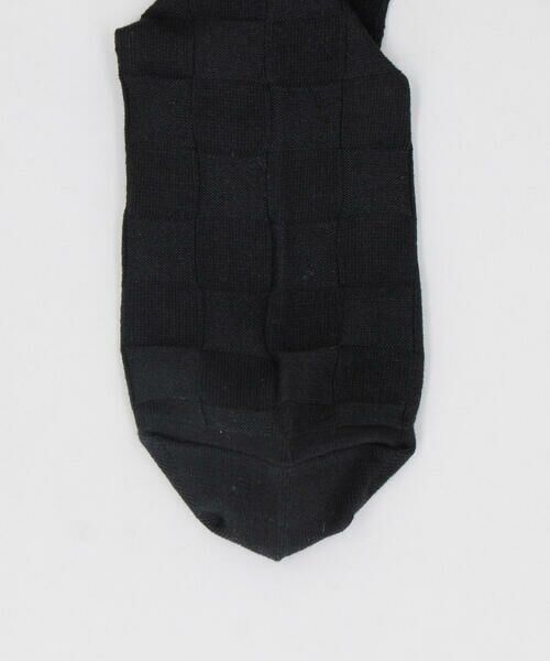 COMME CA MEN / コムサ・メン ソックス | ブロック柄 クルーソックス | 詳細3