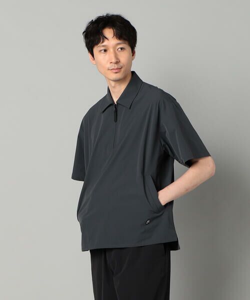 COMME CA MEN / コムサ・メン カットソー | ハーフジップ ポロシャツ | 詳細3