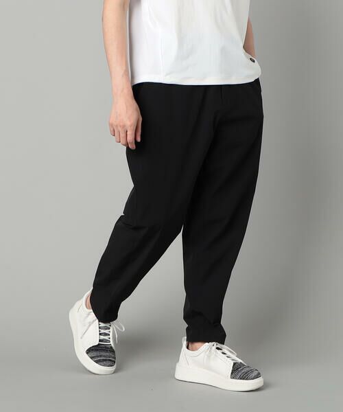 COMME CA MEN / コムサ・メン スラックス・ドレスパンツ | ストレッチ パンツ(ブラック)