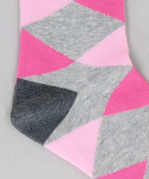COMME CA MEN / コムサ・メン ソックス | ダイヤ柄 クルーソックス | 詳細2
