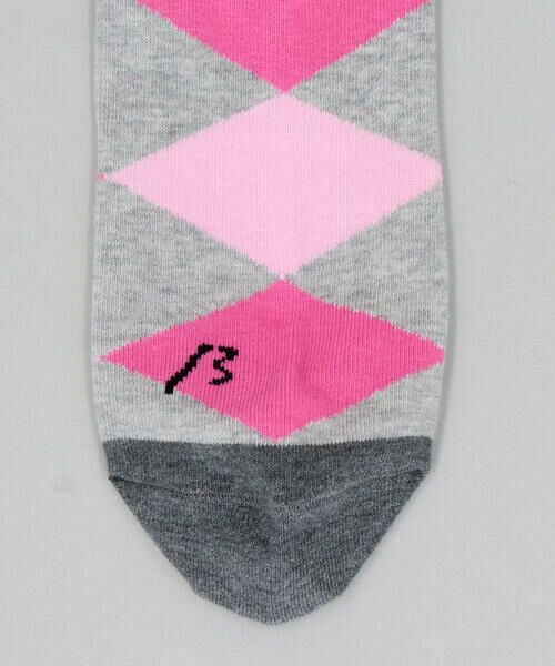 COMME CA MEN / コムサ・メン ソックス | ダイヤ柄 クルーソックス | 詳細3