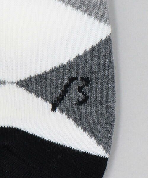 COMME CA MEN / コムサ・メン ソックス | ダイヤ柄 クルーソックス | 詳細5