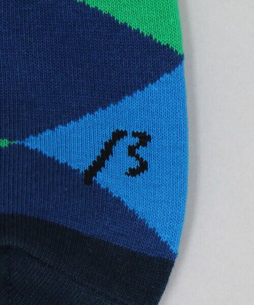 COMME CA MEN / コムサ・メン ソックス | ダイヤ柄 クルーソックス | 詳細7
