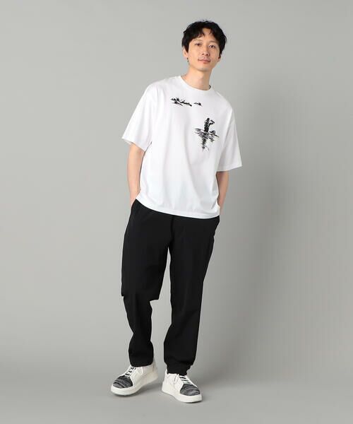 COMME CA MEN / コムサ・メン Tシャツ | サーフガールプリント Tシャツ | 詳細1