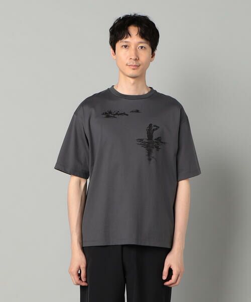 COMME CA MEN / コムサ・メン Tシャツ | サーフガールプリント Tシャツ | 詳細7