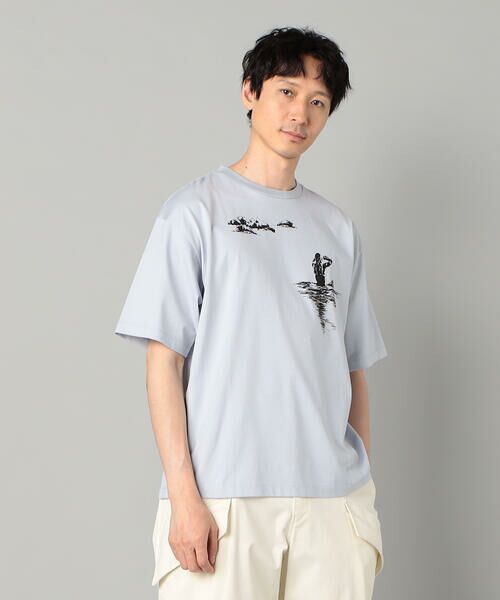 COMME CA MEN / コムサ・メン Tシャツ | サーフガールプリント Tシャツ | 詳細16