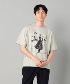 COMME CA MEN / コムサ・メン Tシャツ | ウォーキングガールプリント Tシャツ