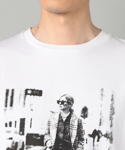 COMME CA MEN / コムサ・メン Tシャツ | ウォーキングガールプリント Tシャツ | 詳細7