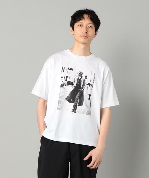 COMME CA MEN / コムサ・メン Tシャツ | ウォーキングガールプリント Tシャツ | 詳細3