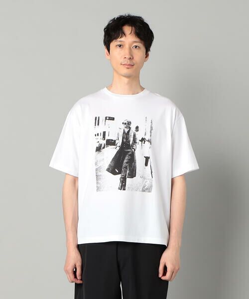 COMME CA MEN / コムサ・メン Tシャツ | ウォーキングガールプリント Tシャツ | 詳細4