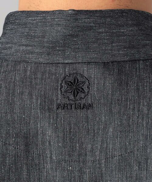 COMME CA MEN / コムサ・メン ポロシャツ | リネンストレッチ ワイドカラー ポロシャツ | 詳細8