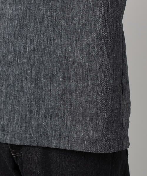 COMME CA MEN / コムサ・メン ポロシャツ | リネンストレッチ ワイドカラー ポロシャツ | 詳細10