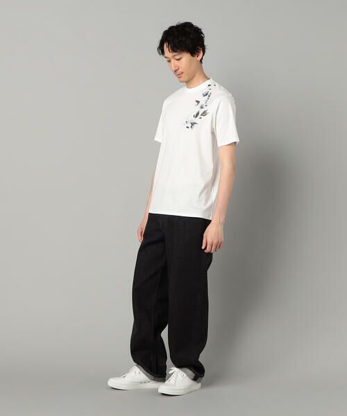 COMME CA MEN / コムサ・メン Tシャツ | チコリプリント  Tシャツ | 詳細1