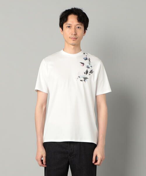 COMME CA MEN / コムサ・メン Tシャツ | チコリプリント  Tシャツ | 詳細4